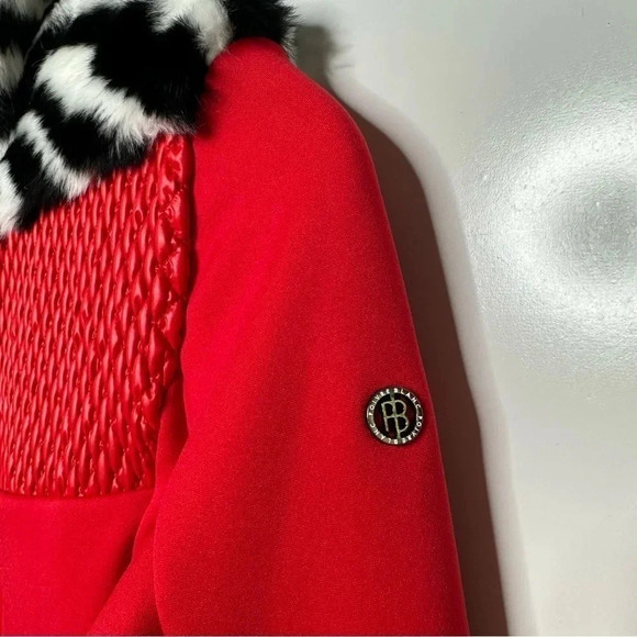 POIVRE BLANC Red Stretch Hybrid Fleece Jacket - Picture 4 of 14